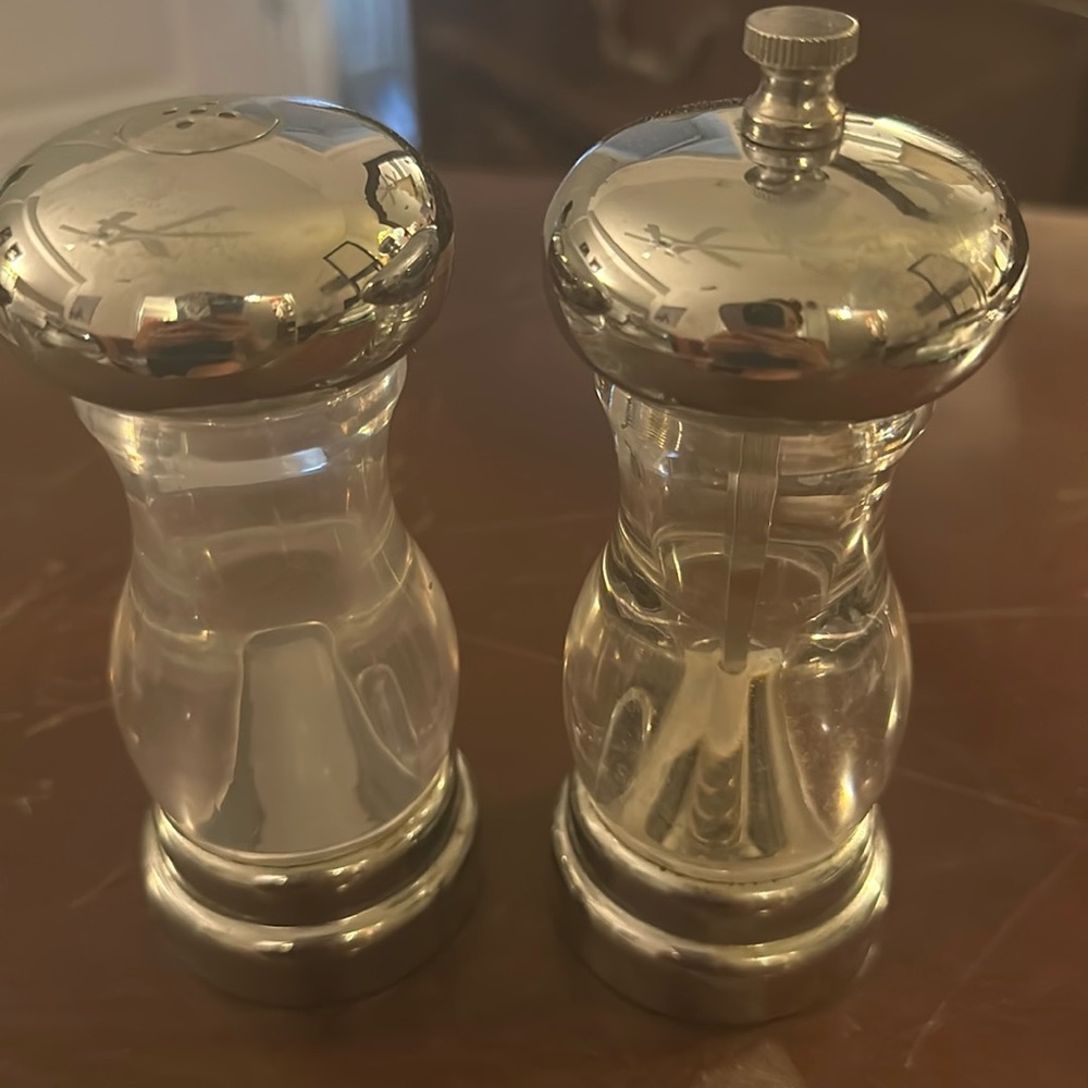 Plastic Salt and Pepper Shakers
